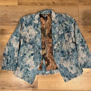 Emerald and Ivy Floral Blazer